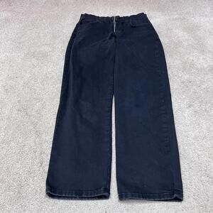 L.T.J Letter To Juliet Jeans Women’s Black Straight Leg Pockets Size 28